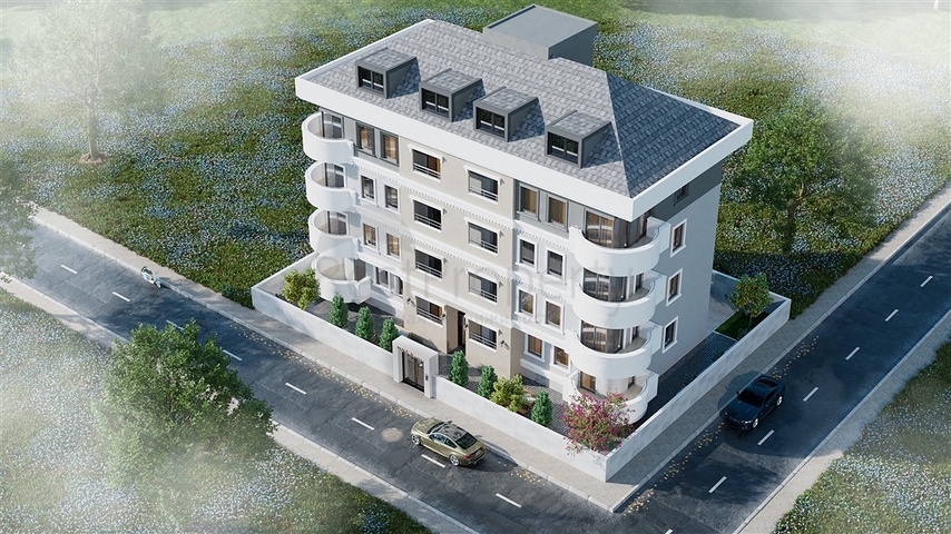 Neubaukomplex im Kleopatra-Viertel