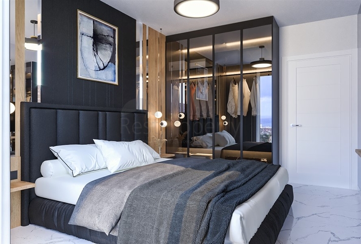 1+1 und 2+1 Wohnungen im Bau in Avsallar