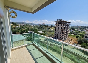 1+1 Wohnung in der ökologischen Gegend von Avsallar