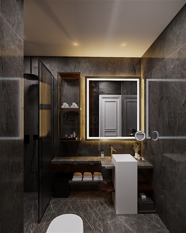 Luxus und Harmonie am Ufer. Premium-Projekt an der ersten Küste