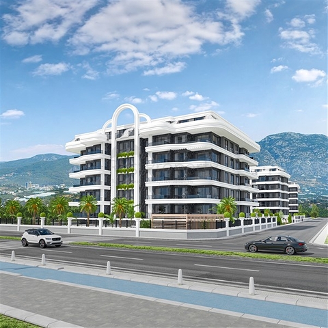 Luxus und Harmonie am Ufer. Premium-Projekt an der ersten Küste