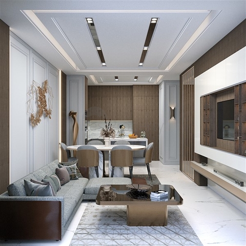 Luxus und Harmonie am Ufer. Premium-Projekt an der ersten Küste