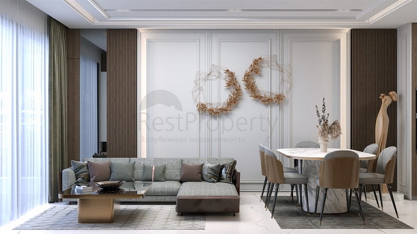 Luxus und Harmonie am Ufer. Premium-Projekt an der ersten Küste