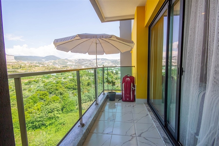 Gemütliche 1+1 Wohnung 650m vom Meer entfernt im Stadtteil Mahmutlar