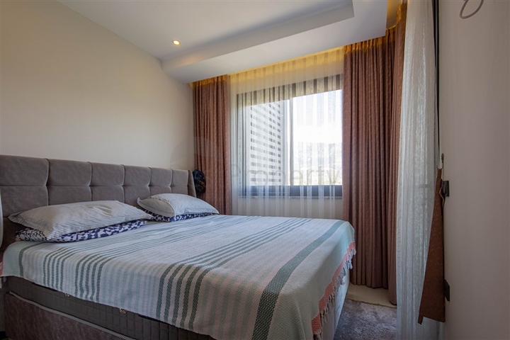 Gemütliche 1+1 Wohnung 650m vom Meer entfernt im Stadtteil Mahmutlar