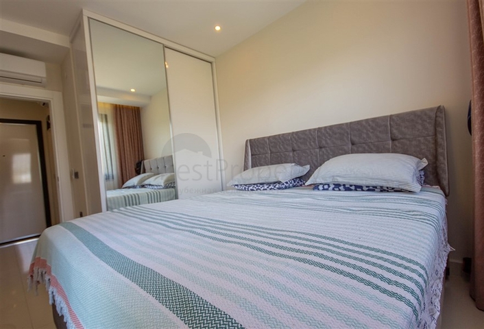 Gemütliche 1+1 Wohnung 650m vom Meer entfernt im Stadtteil Mahmutlar