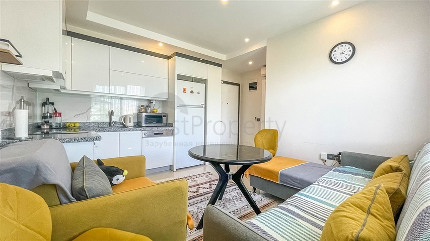 Gemütliche 1+1 Wohnung 650m vom Meer entfernt im Stadtteil Mahmutlar