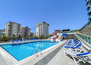 Gemütliche 1+1 Wohnung 650m vom Meer entfernt im Stadtteil Mahmutlar