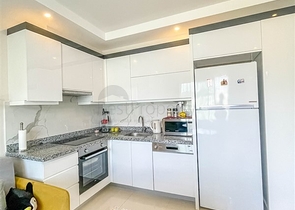 Gemütliche 1+1 Wohnung 650m vom Meer entfernt im Stadtteil Mahmutlar