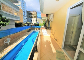 Geräumige 2+1-Wohnung 300 Meter vom Meer entfernt