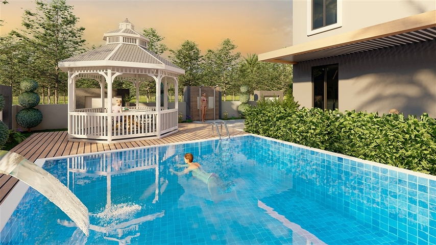 Ein neues Projekt im Bezirk Oba mit der Möglichkeit, eine Aufenthaltserlaubnis zu erhalten