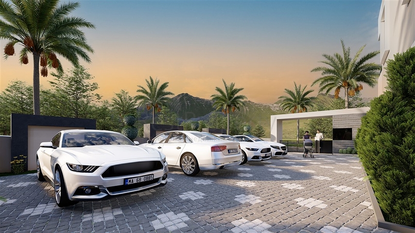 Ein neues Projekt im Bezirk Oba mit der Möglichkeit, eine Aufenthaltserlaubnis zu erhalten