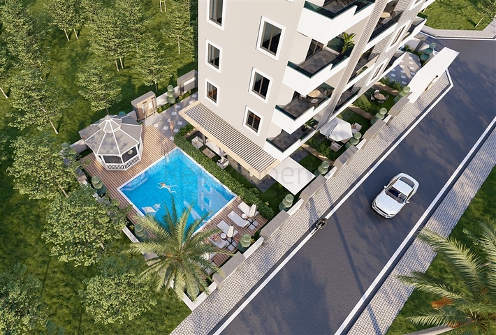 Ein neues Projekt im Bezirk Oba mit der Möglichkeit, eine Aufenthaltserlaubnis zu erhalten