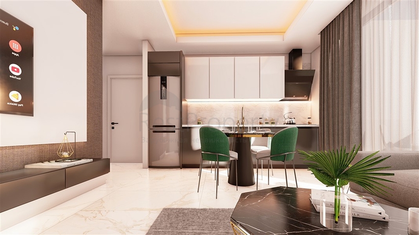 Ein neues Projekt im Bezirk Oba mit der Möglichkeit, eine Aufenthaltserlaubnis zu erhalten