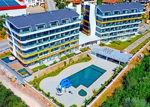 1+1 Wohnung in einem Projekt während der Bauphase im Bezirk Oba