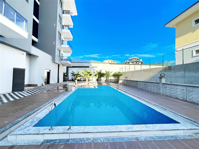 Neue 1+1 Wohnung in Kargicak, 400 m vom Meer entfernt