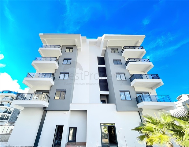 Neue 1+1 Wohnung in Kargicak, 400 m vom Meer entfernt