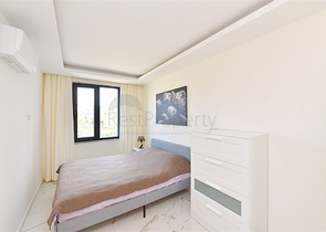 1+1 Wohnung mit Möbeln und Geräten, im Stadtteil Mahmutlar