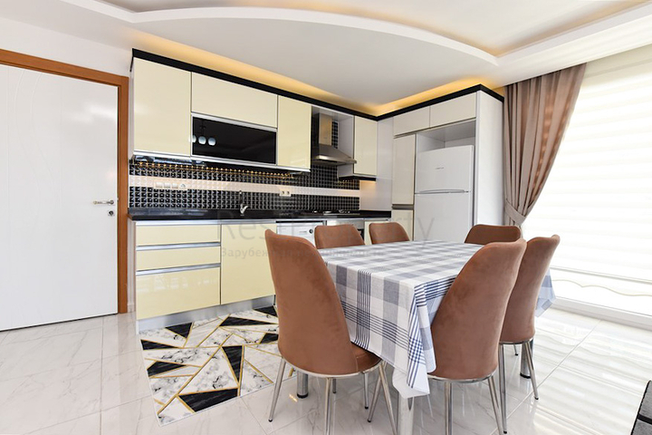 Möblierte 2+1-Wohnung im Stadtteil Mahmutlar