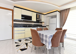 Möblierte 2+1-Wohnung im Stadtteil Mahmutlar