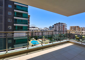 Möblierte 2+1-Wohnung im Stadtteil Mahmutlar