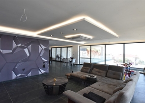 4+2 Villa mit Pool und Blick auf das Mittelmeer