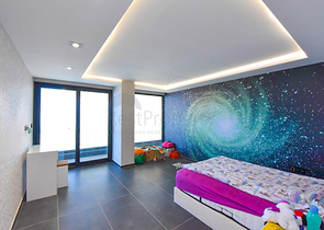 4+2 Villa mit Pool und Blick auf das Mittelmeer