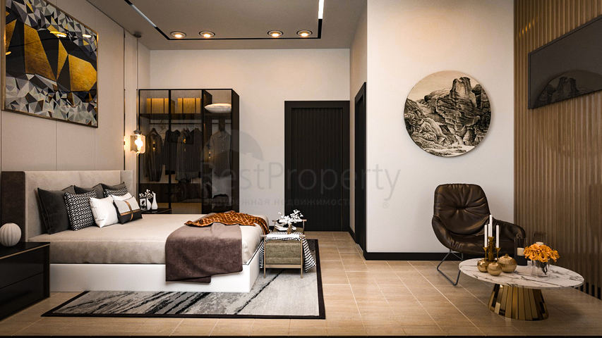 4+1 Villen umgeben von Pinienwäldern in Avsallar