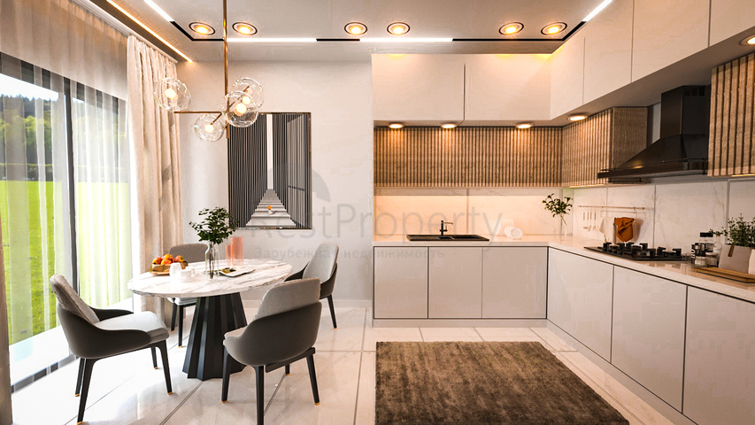 4+1 Villen umgeben von Pinienwäldern in Avsallar