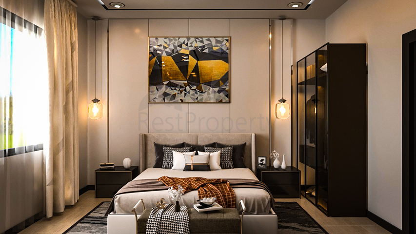 4+1 Villen umgeben von Pinienwäldern in Avsallar