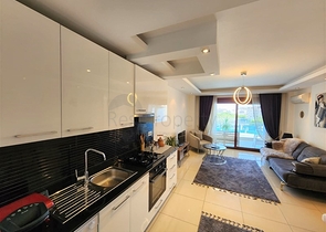 Wohnung in einem modernen Komplex in einem offenen Bereich für die Erlangung einer Aufenthaltserlaubnis