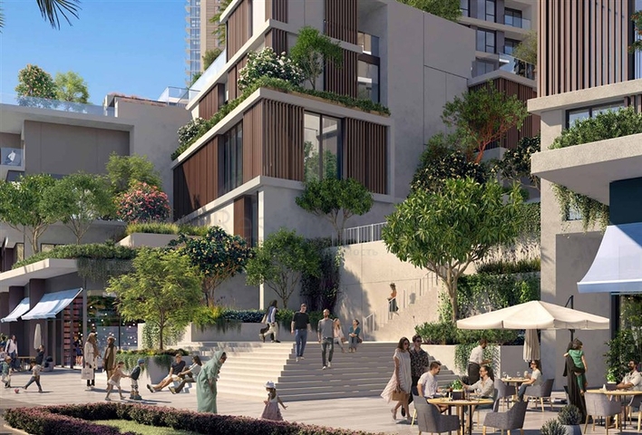 Eine ruhige Oase inmitten des geschäftigen Stadtlebens von Dubai Creek