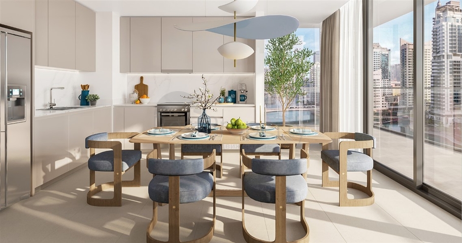 Luxuswohnungen in einem 52-stöckigen Wolkenkratzer im angesehensten Viertel von Dubai