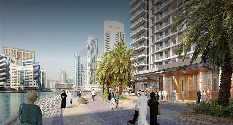 Luxuswohnungen in einem 52-stöckigen Wolkenkratzer im angesehensten Viertel von Dubai