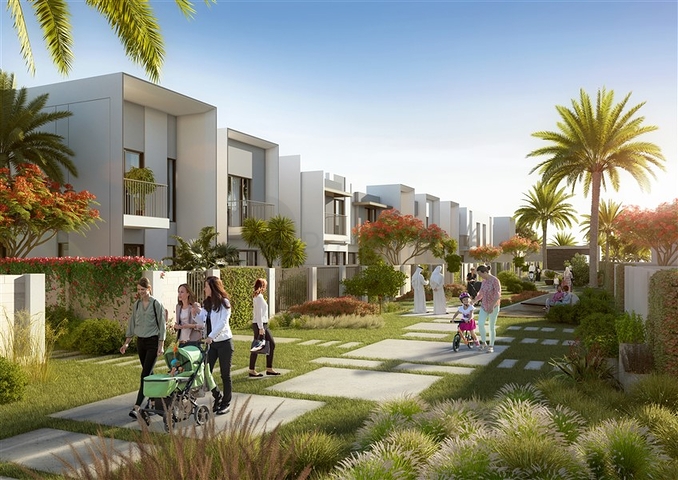 Ein Komplex von Villen zum Leben in Dubai