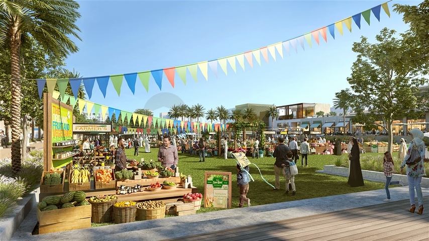 Ein Komplex von Villen zum Leben in Dubai