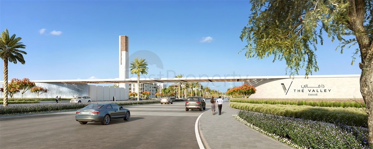 Ein Komplex von Villen zum Leben in Dubai