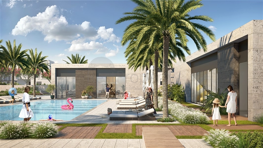 Ein Komplex von Villen zum Leben in Dubai