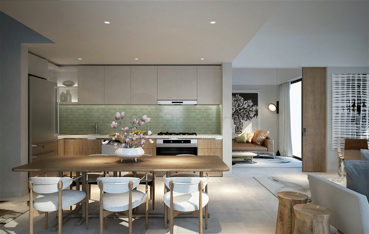 Ein Komplex von Villen zum Leben in Dubai