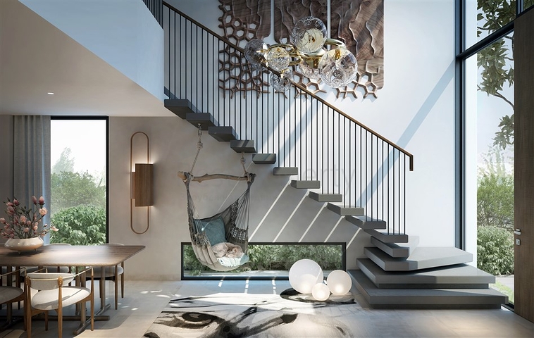 Ein Komplex von Villen zum Leben in Dubai