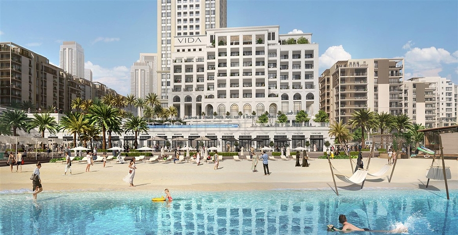 Einzigartiges und erstes Projekt am Creek Beach in Dubai