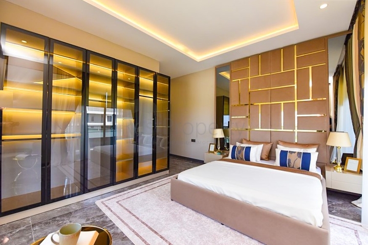 4+1 Villa mit modernem Design in der malerischen Gegend von Kargicak