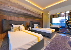 4+1 Villa mit modernem Design in der malerischen Gegend von Kargicak