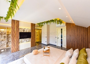 4+1 Villa mit modernem Design in der malerischen Gegend von Kargicak