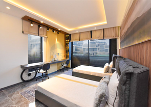 4+1 Villa mit modernem Design in der malerischen Gegend von Kargicak