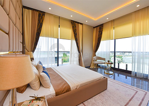 4+1 Villa mit modernem Design in der malerischen Gegend von Kargicak