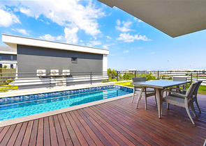 4+1 Villa mit modernem Design in der malerischen Gegend von Kargicak