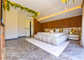 4+1 Villa mit modernem Design in der malerischen Gegend von Kargicak