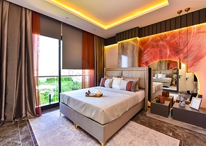 4+1 Villa mit modernem Design in der malerischen Gegend von Kargicak