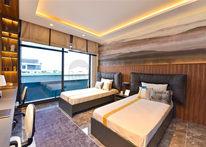 4+1 Villa mit modernem Design in der malerischen Gegend von Kargicak